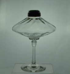 #4262 Charter Oak Water Lamp, Crystal, 1928-1931